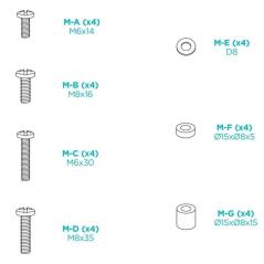 Soporte de Pared TooQ LP1083F-B para TV de 37-80'/ hasta 75kg