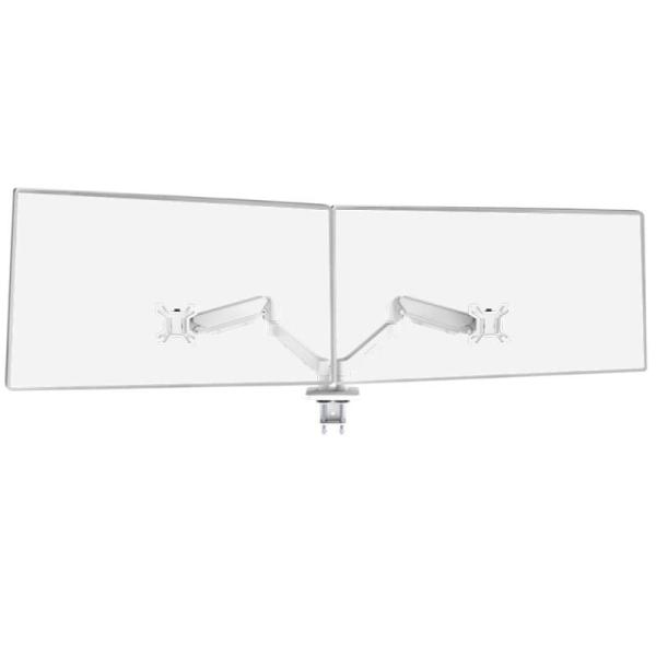 Soporte de Mesa para 2 Monitores Mars Gaming MARM-PRO2/ Giratorio/ Inclinable/ Rotatorio/ hasta 10kg