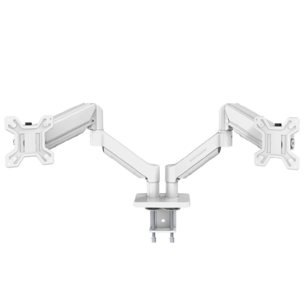 Soporte de Mesa para 2 Monitores Mars Gaming MARM-PRO2/ Giratorio/ Inclinable/ Rotatorio/ hasta 10kg