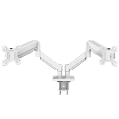 Soporte de Mesa para 2 Monitores Mars Gaming MARM-PRO2/ Giratorio/ Inclinable/ Rotatorio/ hasta 10kg