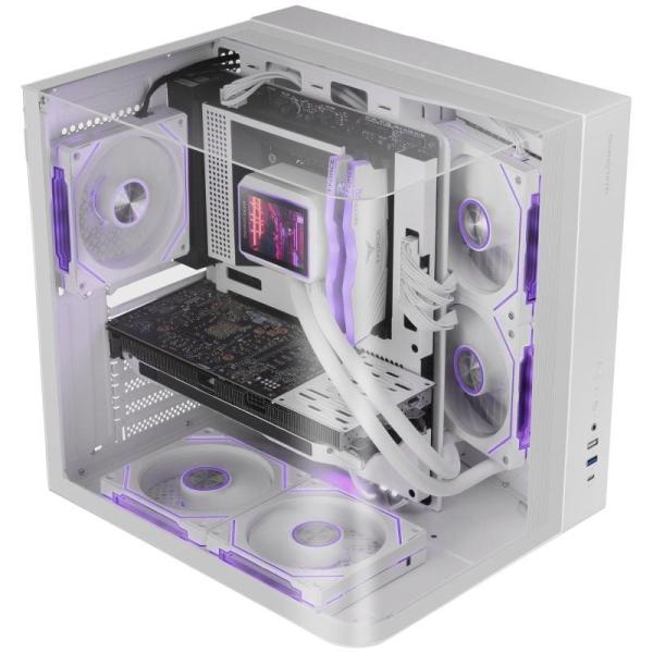 Caja Gaming Semitorre Mars Gaming MC-INFINIOLITE/ Blanca