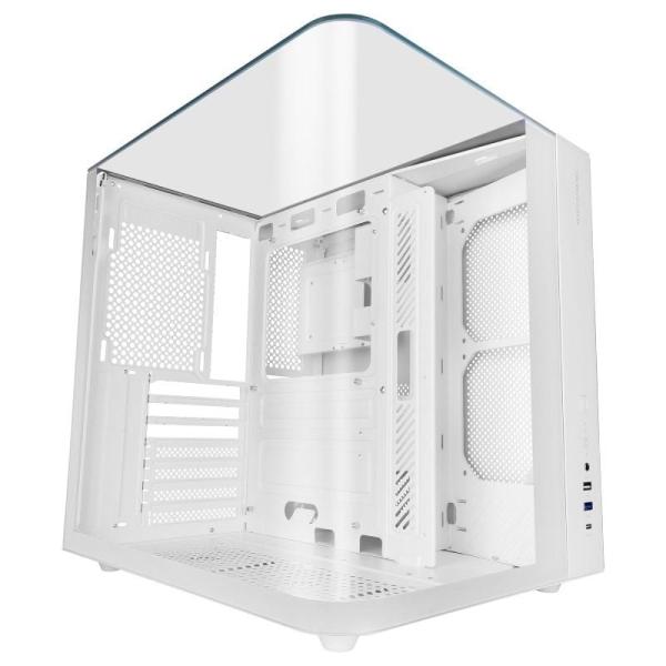 Caja Gaming Semitorre Mars Gaming MC-INFINIOLITE/ Blanca