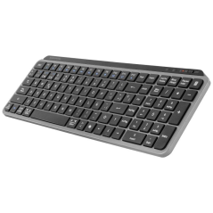 Teclado Compacto Inalámbrico por Bluetooth Mars Gaming MK-SILENKEYS/ Negro