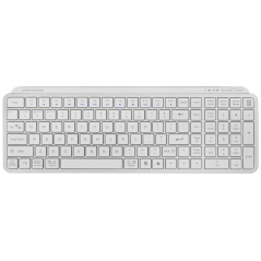 Teclado Compacto Inalámbrico por Bluetooth Mars Gaming MK-SILENKEYS/ Blanco