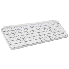 Teclado Compacto Inalámbrico por Bluetooth Mars Gaming MK-SILENKEYS/ Blanco