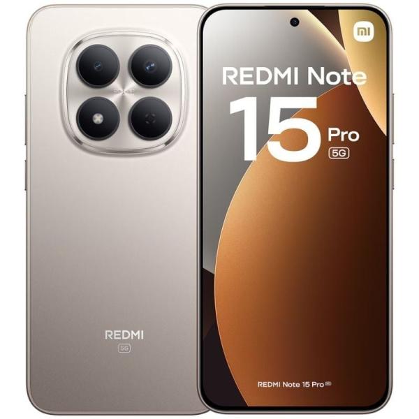 Smartphone Xiaomi Redmi Note 15 Pro 8GB/ 256GB/ 6.83'/ 5G/ Titanio