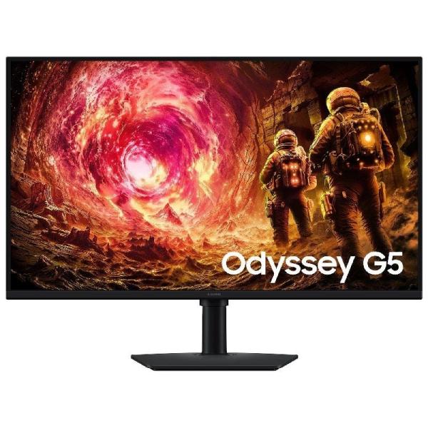 Monitor Gaming Samsung Odyssey G5 S32FG502EU 32'/ QHD/ 1ms/ 180Hz/ IPS/ Regulable en altura/ Negro