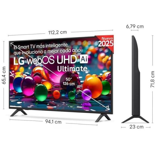 Televisor LG UHD 50UA74006LB 50'/ Ultra HD 4K/ Smart TV/ WiFi