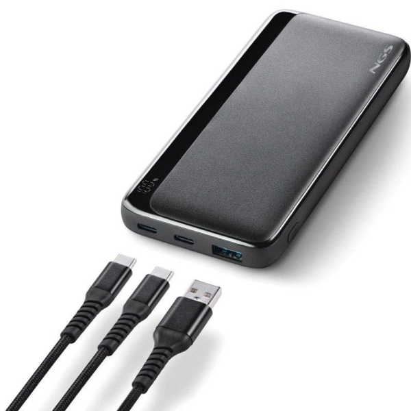 Powerbank 10000mAh NGS QUIZ 10/ 22.5W/ Negra