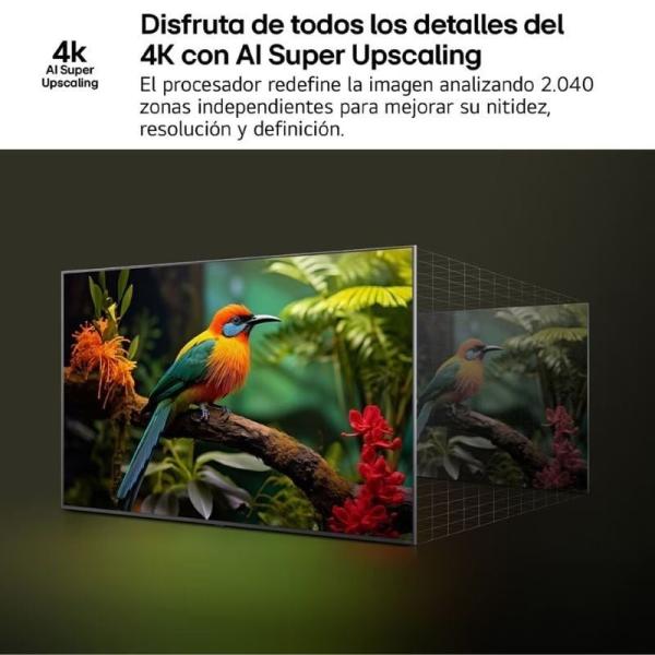 Televisor LG QNED 75QNED84A6C 75'/ Ultra HD 4K/ Smart TV/ WiFi