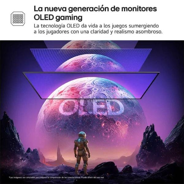 Monitor Gaming Ultrapanorámico LG UltraGear 32GX850A-B 32'/ 4K/ 0.03ms/ 330Hz/ OLED/ Regulable en Altura/ Negro