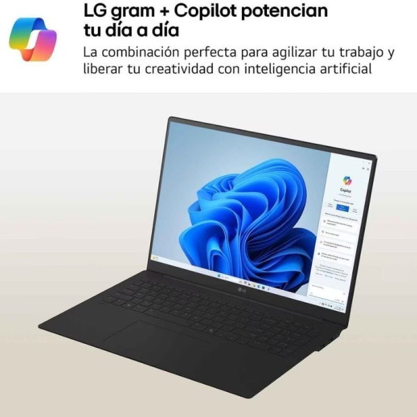 Portátil LG Gram Pro 16Z90TR-E.AD88B Intel Core Ultra 7-255H/ 32GB/ 1TB SSD/ GeForce RTX 5050/ 16'/ Win11