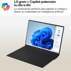 Portátil LG Gram Pro 16Z90TR-E.AD88B Intel Core Ultra 7-255H/ 32GB/ 1TB SSD/ GeForce RTX 5050/ 16'/ Win11