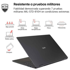 Portátil LG Gram Pro 16Z90TR-E.AD88B Intel Core Ultra 7-255H/ 32GB/ 1TB SSD/ GeForce RTX 5050/ 16'/ Win11