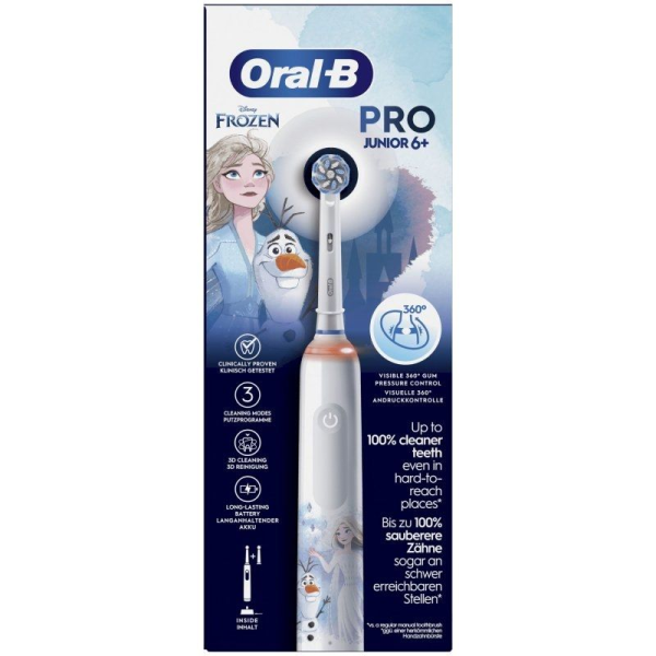 Cepillo Dental Oral-B Pro Junior 6+ Frozen/ Incluye un recambio
