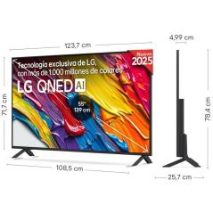 Televisor LG QNED 55QNED84A6C 55'/ Ultra HD 4K/ Smart TV/ WiFi