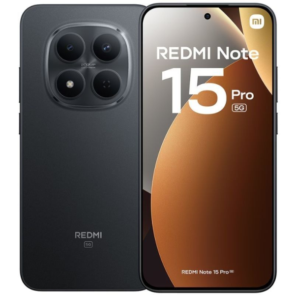 Smartphone Xiaomi Redmi Note 15 Pro 12GB/ 512GB/ 6.83'/ 5G/ Negro