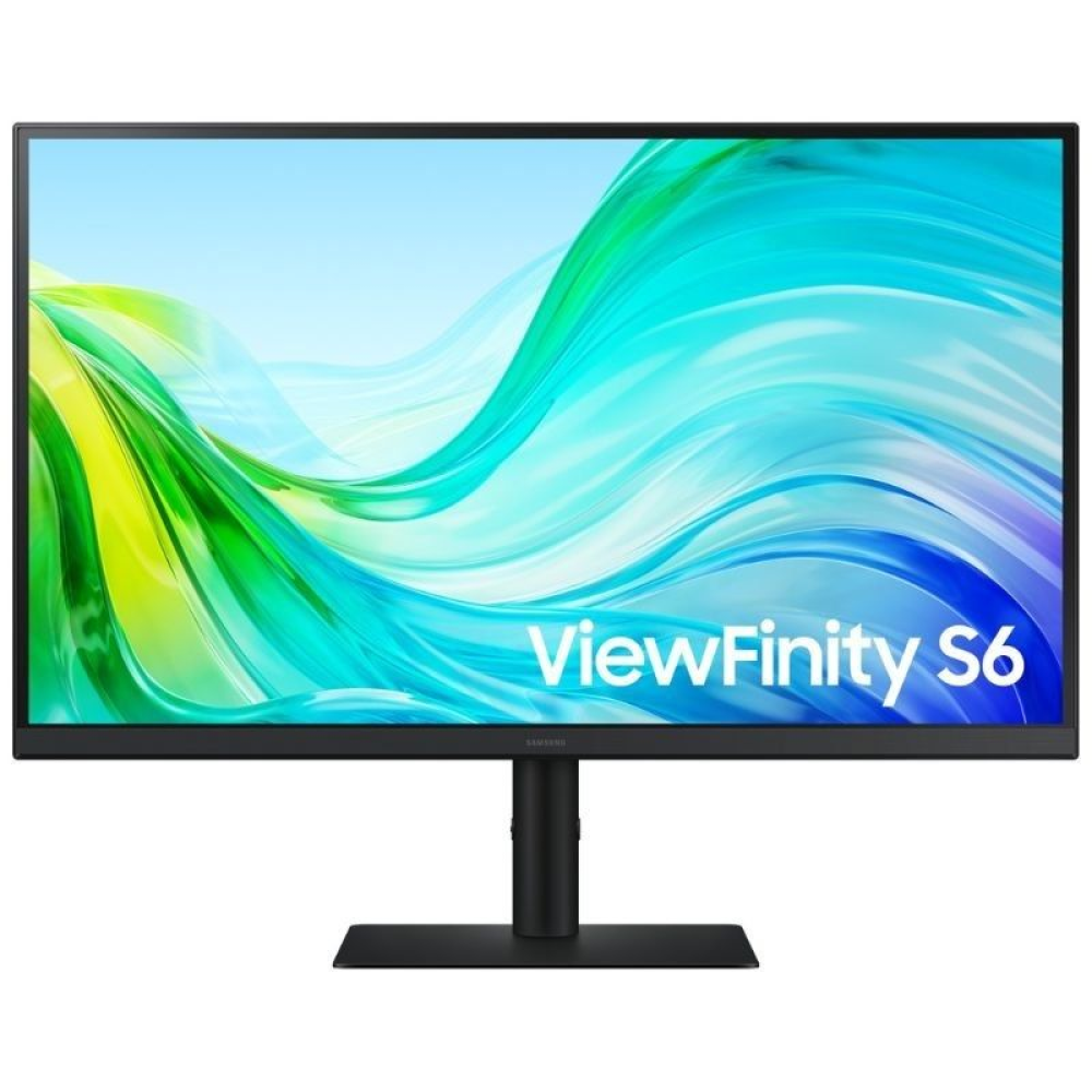 Monitor Profesional Samsung ViewFinity S6 S61F S27F610EAU 27'/ QHD/ Regulable en altura/ Negro