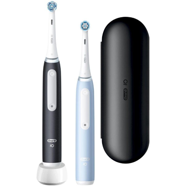 Cepillo Dental Oral-B Duplo iO 3/ Azul y Negro