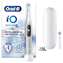 Cepillo Dental Oral-B iO Serie 6S/ Incluye 2 Recambios/ Gris