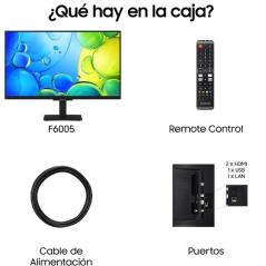 Televisor Samsung F6005 TU24F6005FK 24'/ Full HD/ Smart TV/ WiFi