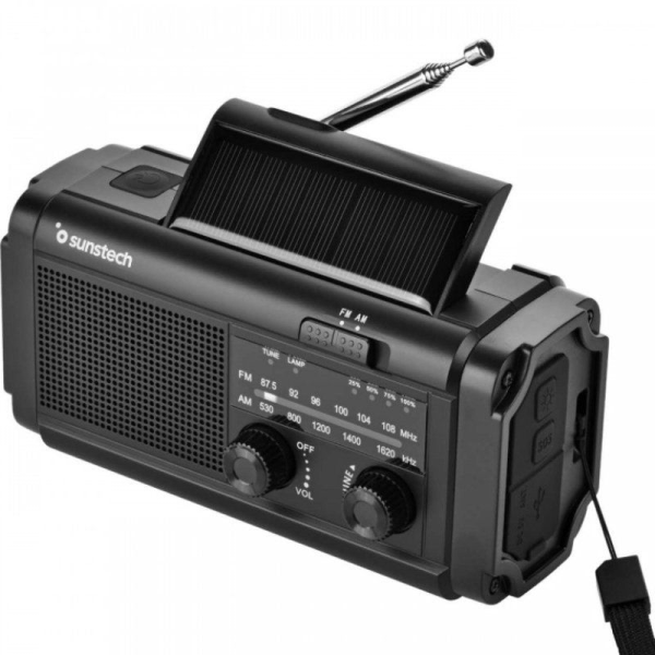 Radio Portátil Sunstech RPE25/ Negra