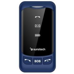 Teléfono Móvil Sunstech CELT25BL para Personas Mayores/ Azul