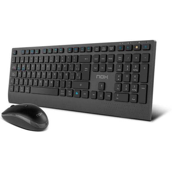 Teclado y Ratón Inalámbricos Nox Lite Duo