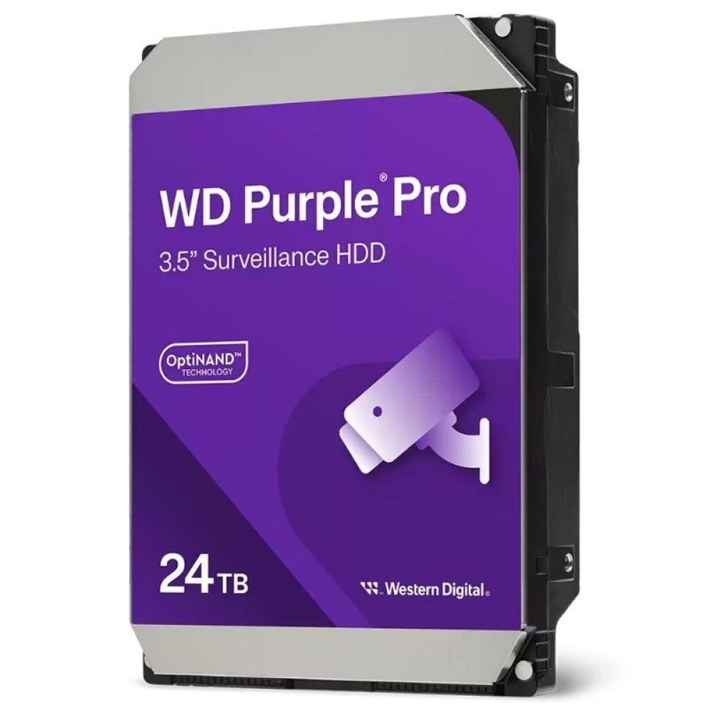 Disco Duro Western Digital WD Purple Pro Surveillance 24TB/ 3.5'/ SATA III/ 512MB
