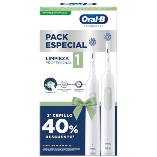 Cepillo Dental Oral-B Laboratory Profesional 1 Pack Especial/ 2 Cepillos/ Incluye 2 Repuestos