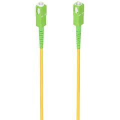 Cable de Fibra Óptica G657A2 3.0 9/125 SMF Aisens A152-0981/ LSZH/ 3m/ Amarillo
