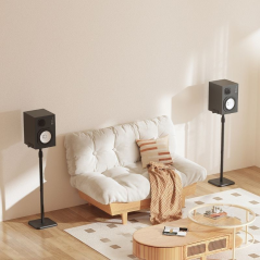 Soporte de Suelo Inclinable/ Giratorio Aisens SPK09U-429 para Altavoces/ hasta 5kg