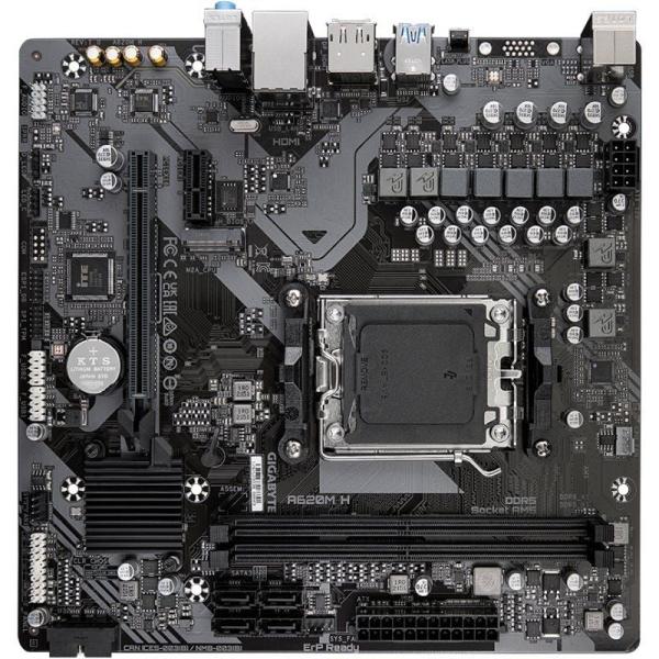 Placa Base Gigabyte A620M H Socket AM5/ DDR5/ PCIe 4.0/ Micro ATX
