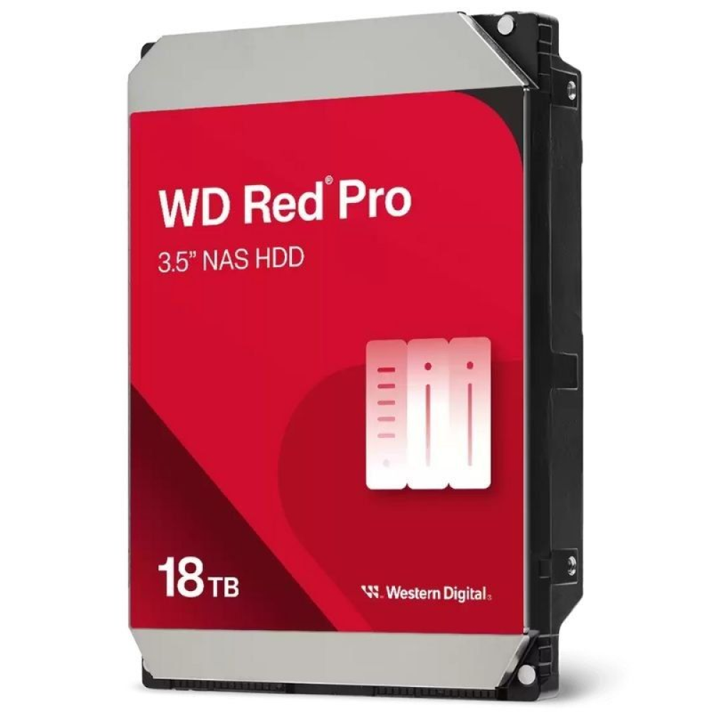 Disco Duro Western Digital WD Red Pro NAS 18TB/ 3.5'/ SATA III/ 512MB