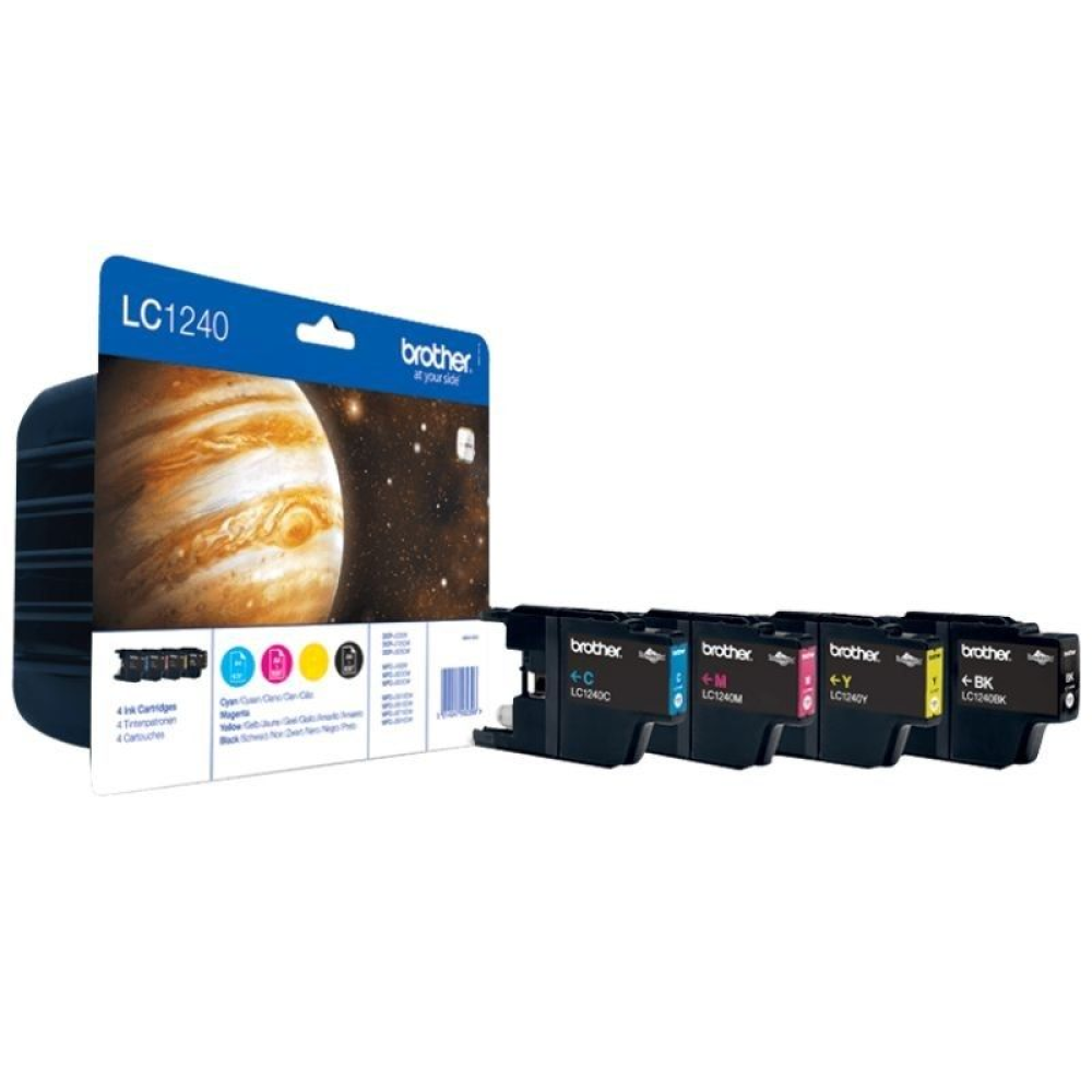 Cartucho de Tinta Original Brother LC1240VALBP/ Multipack/ Cian/ Magenta/ Amarillo/ Negro