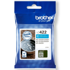 Cartucho de Tinta Original Brother LC-422/ Cian
