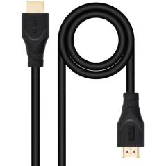 Cable HDMI 1.4 Nanocable 10.15.4701/ HDMI Macho - HDMI Macho/ 1m/ Negro