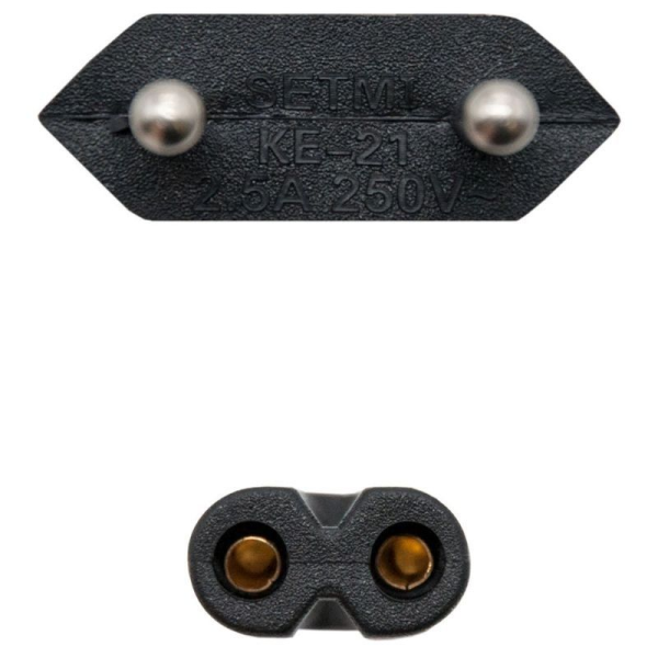 Cable Alimentación Forma 8 Nanocable 10.22.0402-L300/ CEE7/16 Macho - C7 Hembra/ 3m/ Negro