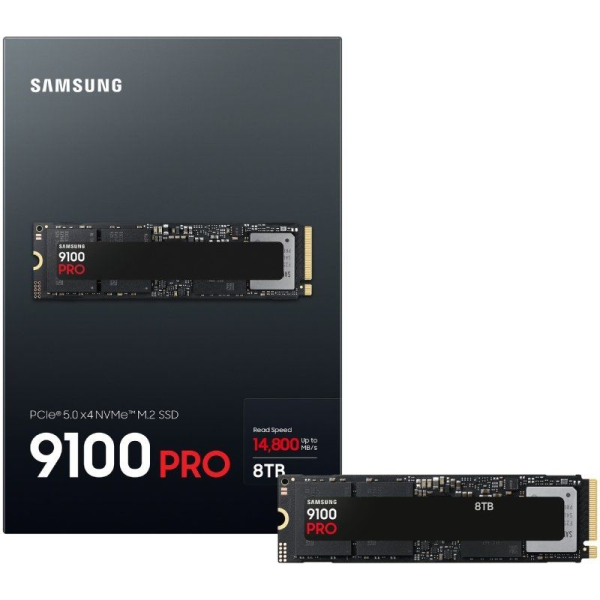 Disco SSD Samsung 9100 PRO 8TB/ M.2 2280 PCIe Gen5/ Full Capacity