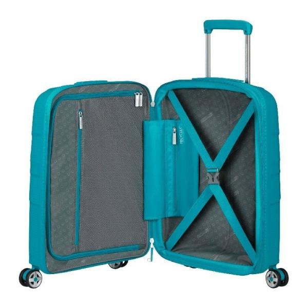 Maleta de Cabina American Tourister Starvibe Spinner 55cm/ 55x40x20cm/ 4 Ruedas/ Verdigrís