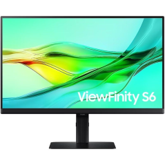 Monitor Profesional Samsung ViewFinity S6 S60UD S32D604UAU 32'/ QHD/ Regulable en Altura/ Negro