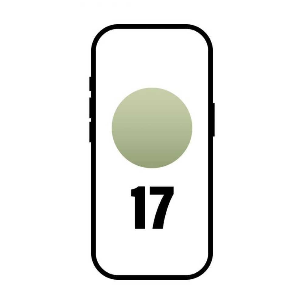 Smartphone Apple iPhone 17 512GB/ 6.3'/ 5G/ Verde salvia