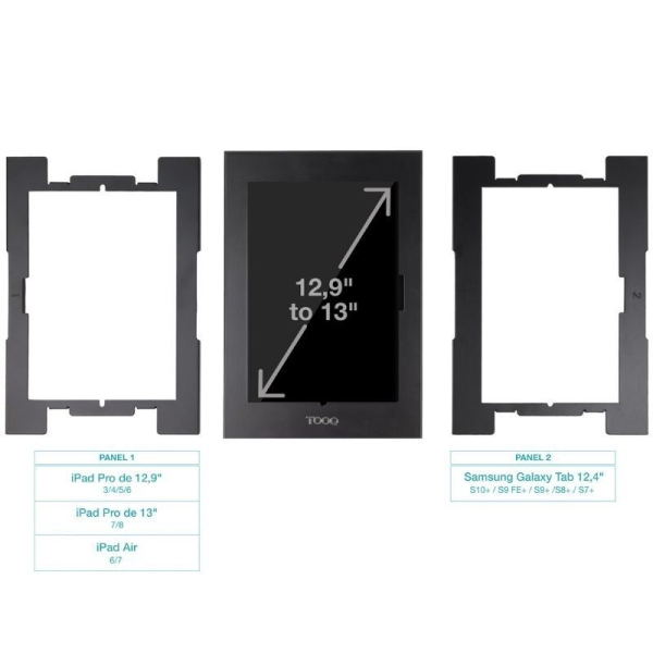 Marco Antirrobo para Tablet TooQ TQATTE2601-M-B/ Negro