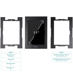 Marco Antirrobo para Tablet TooQ TQATTE2601-S-B/ Negro