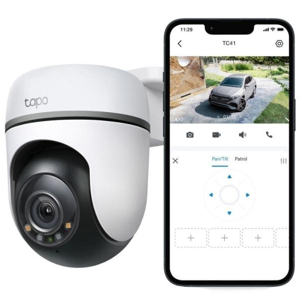 Cámara de Videovigilancia TP-Link Tapo TC41/ Visión Nocturna/ Control desde APP