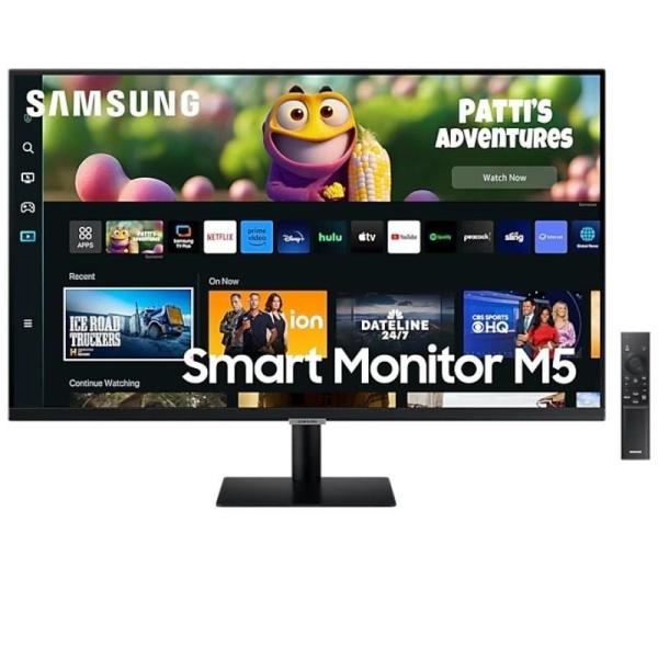 Smart Monitor Samsung M5 S27DM500EU 27'/ Full HD/ Multimedia/ Smart TV/ Negro