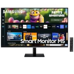 Smart Monitor Samsung M5 S27DM500EU 27'/ Full HD/ Multimedia/ Smart TV/ Negro