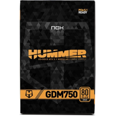 Fuente de Alimentación Nox Hummer GDM/ 750W/ Ventilador 12cm/ 80 Plus Gold