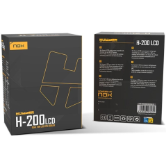 Ventilador con Disipador Nox H-200 LCD/ 13cm
