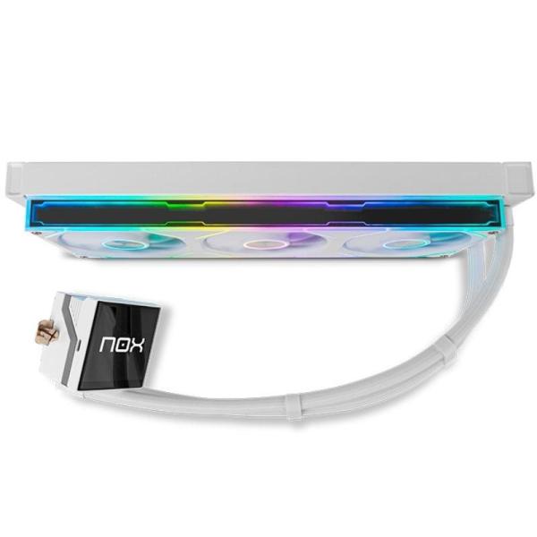 Sistema de Refrigeración Líquida Nox M-360 LCD/ Blanco